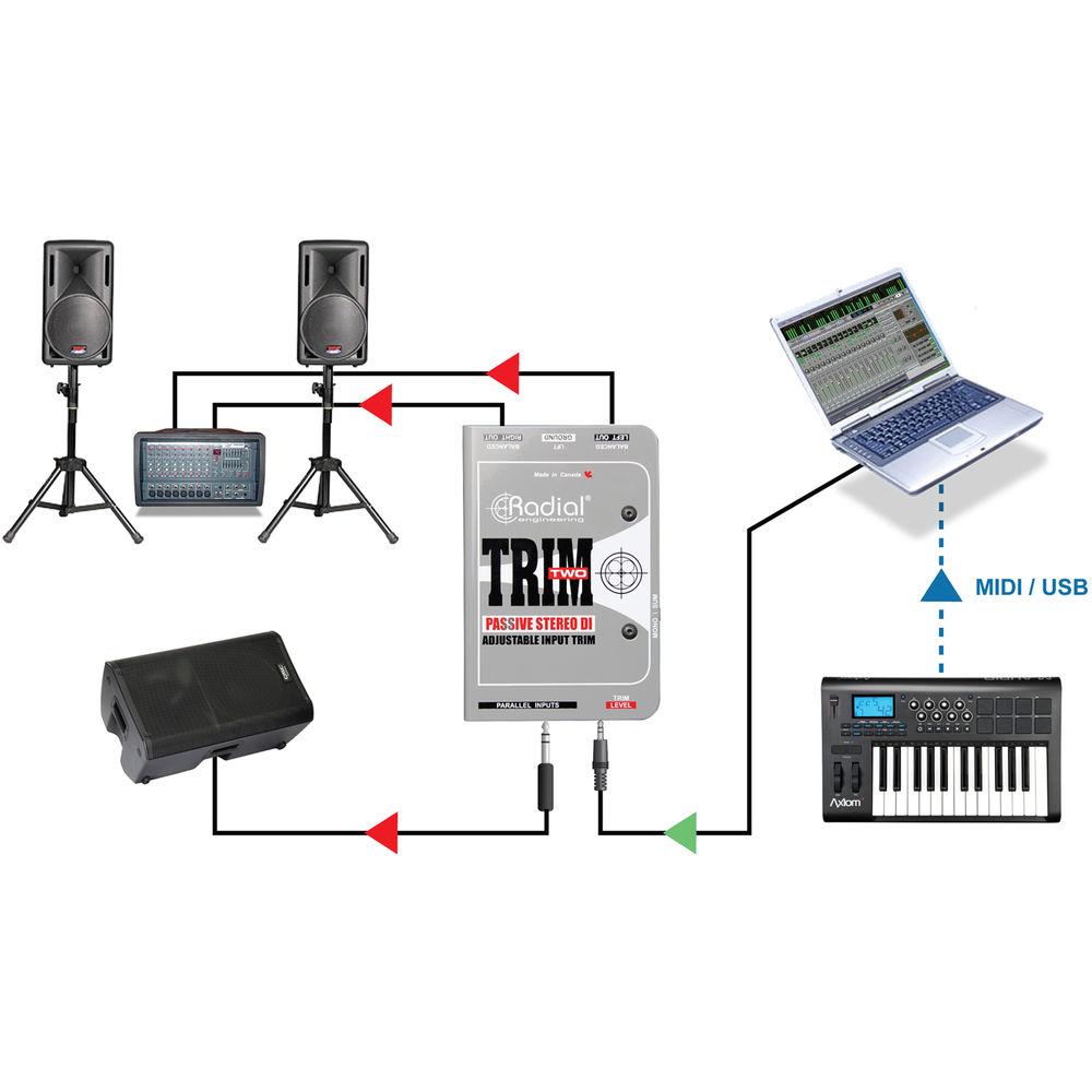 Radial Engineering Trim-Two Stereo DI with Volume Control