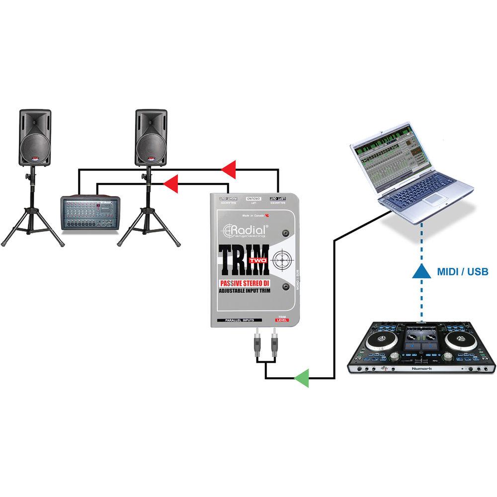Radial Engineering Trim-Two Stereo DI with Volume Control