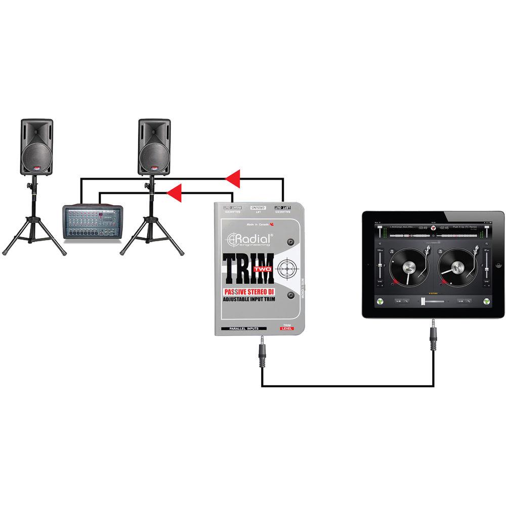 Radial Engineering Trim-Two Stereo DI with Volume Control