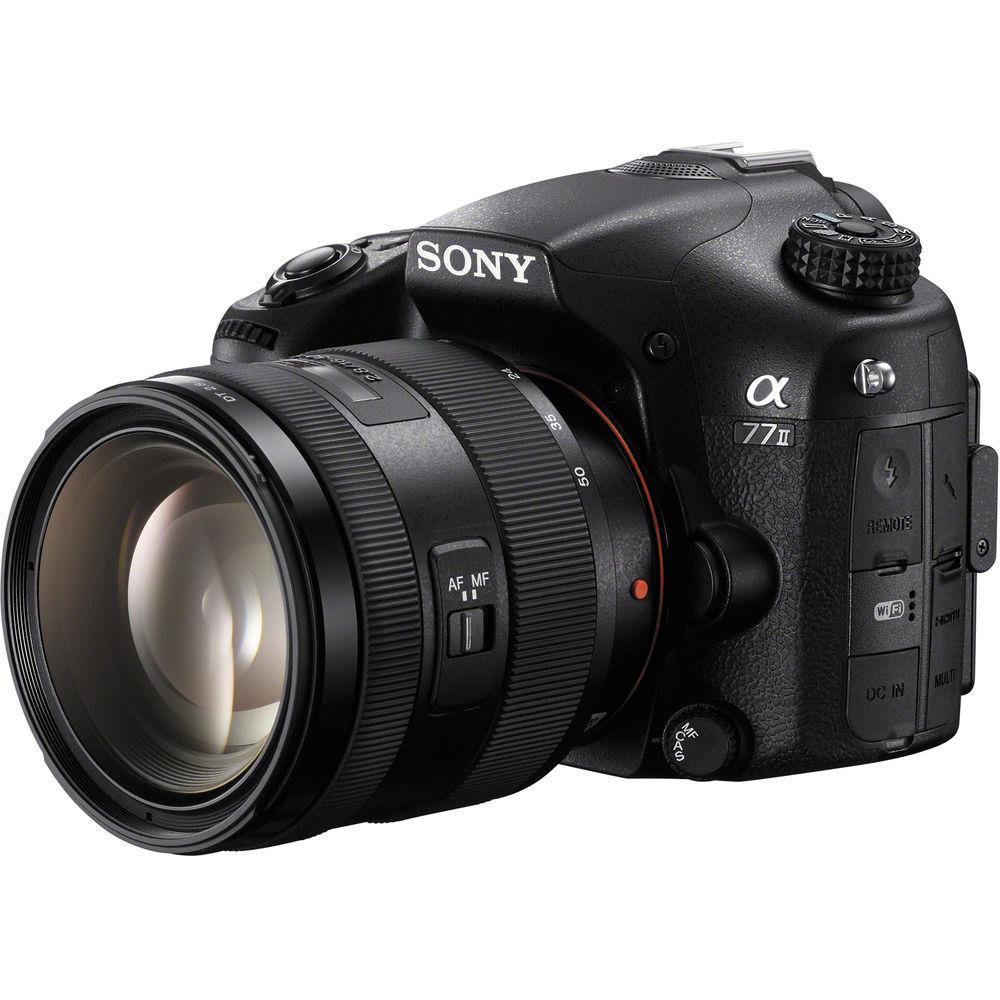 Sony Alpha a77 II DSLR Camera with 16-50mm f 2.8 Lens & Battery Grip