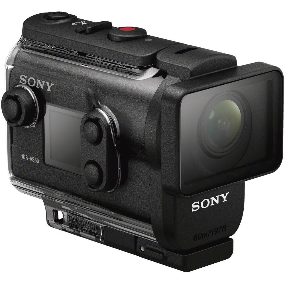 Sony HDR-AS50 Full HD Action Cam with RM-LVR3 Live-View Remote