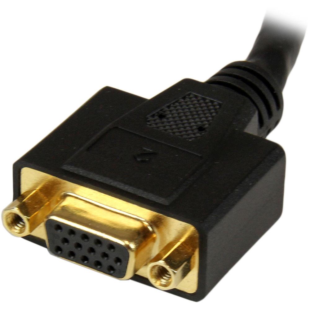 StarTech DVI-I Male to DVI-D and VGA Female Wyse Splitter Cable