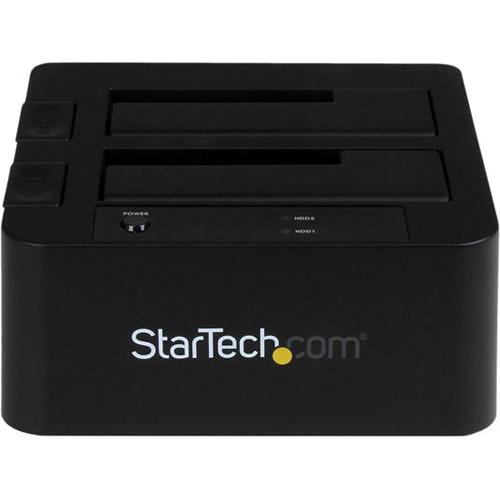 StarTech USB 3.0 eSATA to Dual 2.5 3.5" HDD SSD Docking Station with UASP