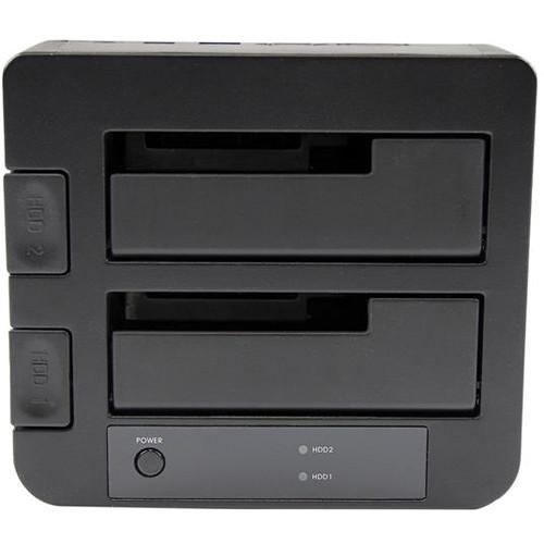 StarTech USB 3.0 eSATA to Dual 2.5 3.5" HDD SSD Docking Station with UASP