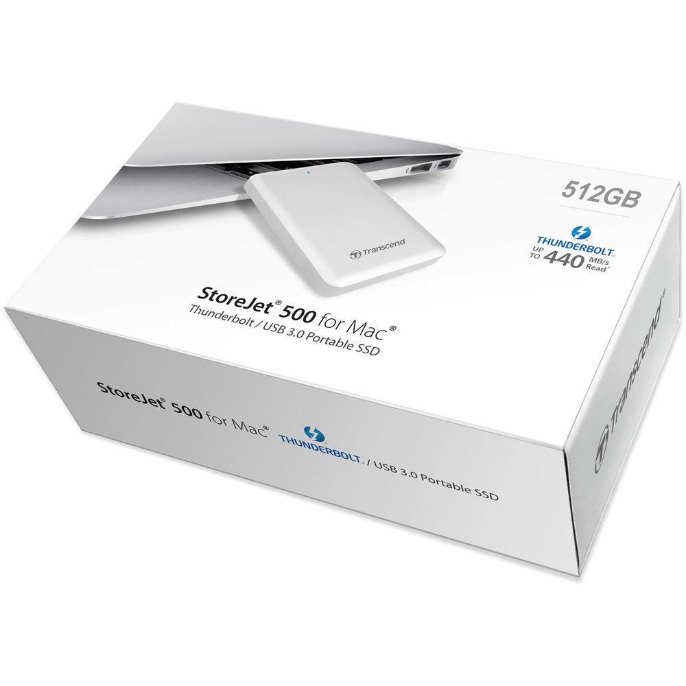 Transcend 512GB StoreJet 500 Portable Solid State Drive for Mac