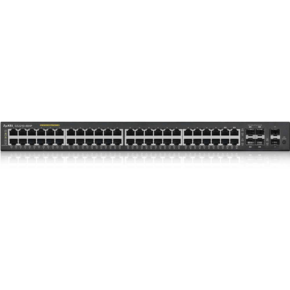 ZyXEL GS2210 Series 48-Port GbE Layer 2 PoE Switcher