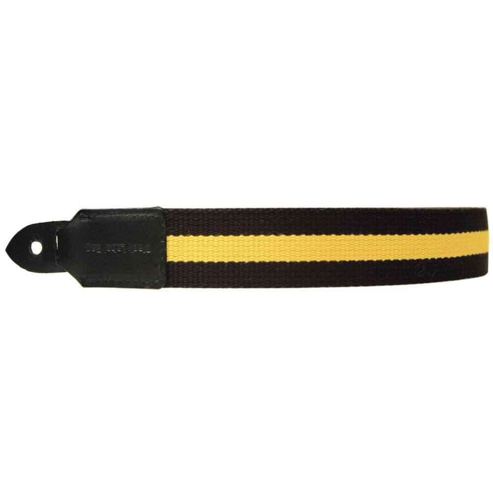 Black Label Bag Yellow Racing Stripe Canvas Camera Strap - 40"