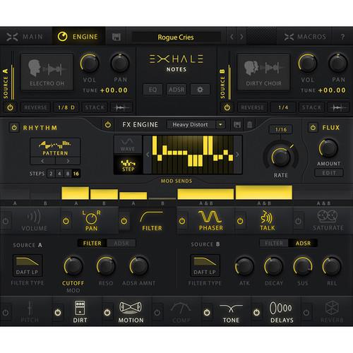 Output Exhale - Modern Vocal Engine Virtual Instrument Software