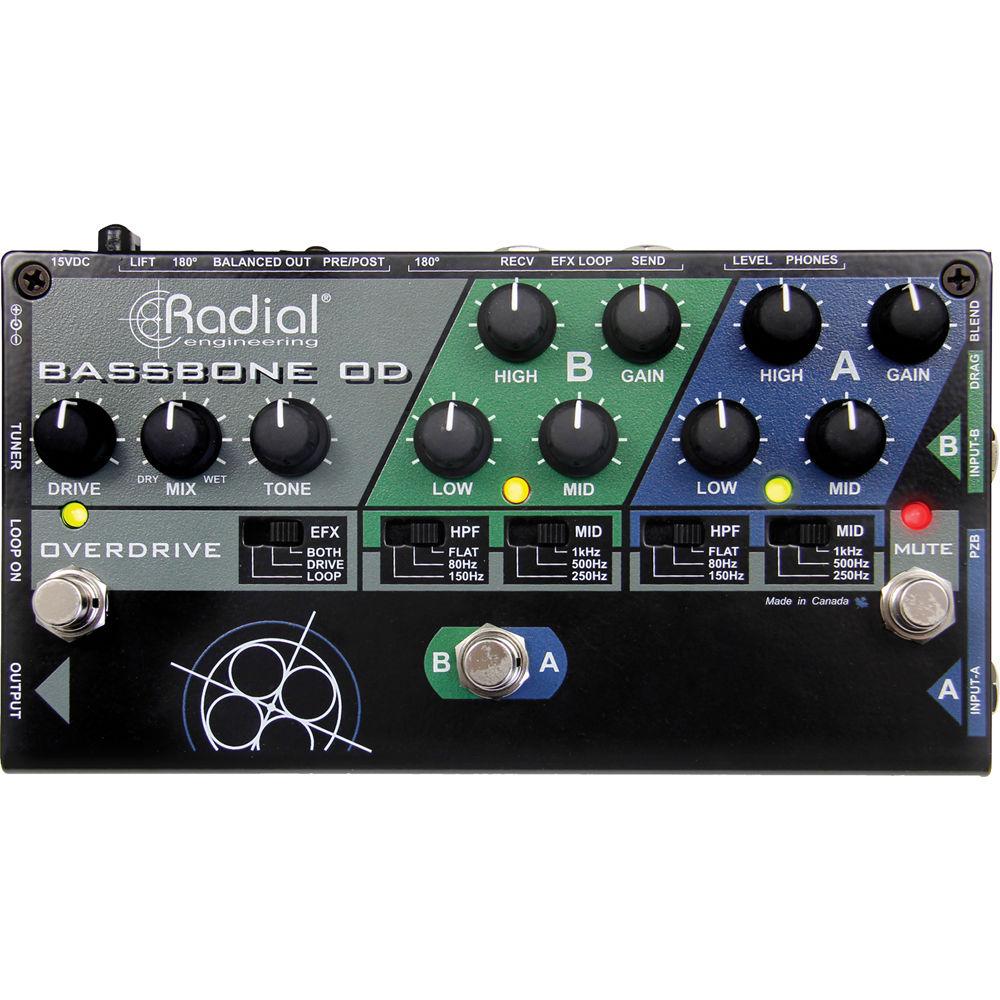 Radial Engineering Bassbone OD 2-Channel Bass Preamp