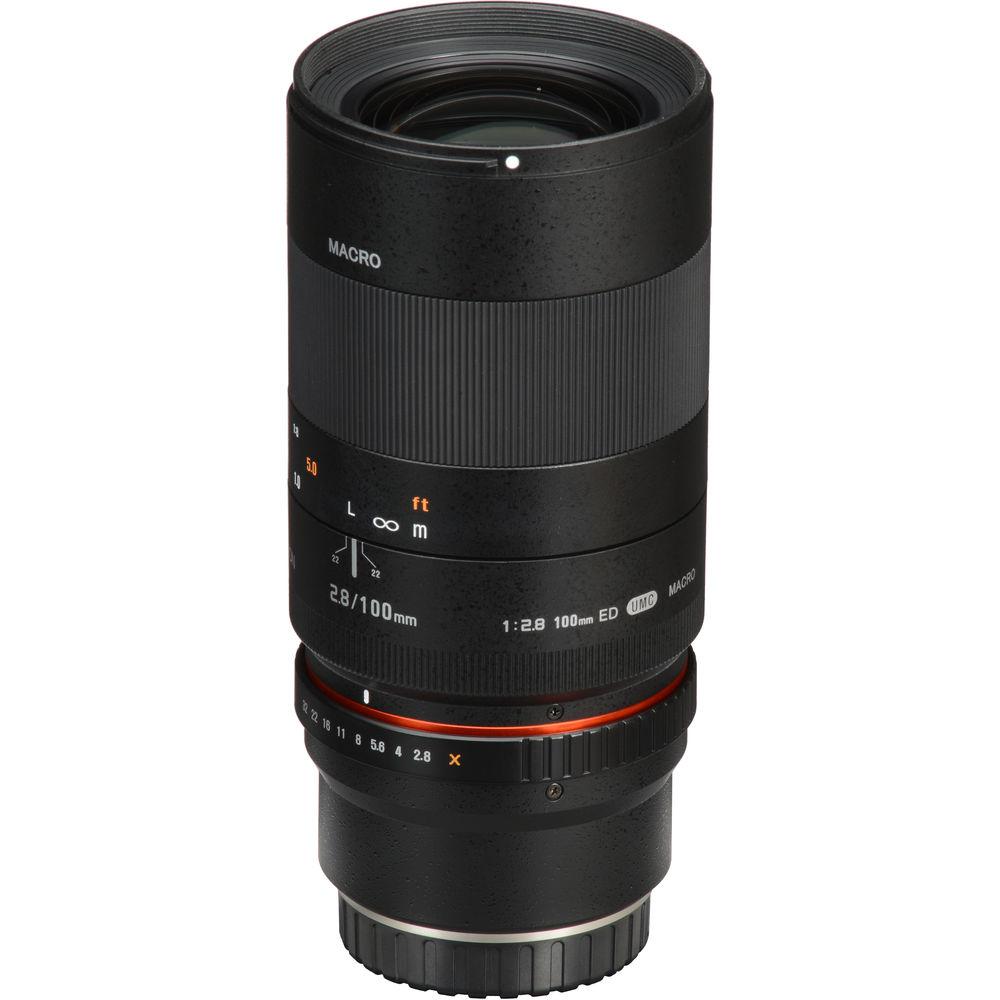Rokinon 100mm f 2.8 Macro Lens for Canon EF