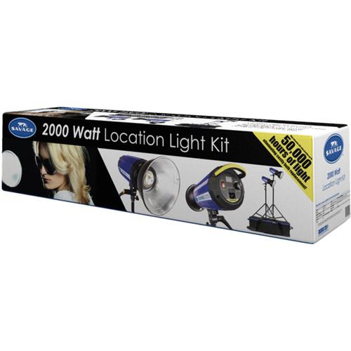 Savage 2000W Location LED Light Kit
