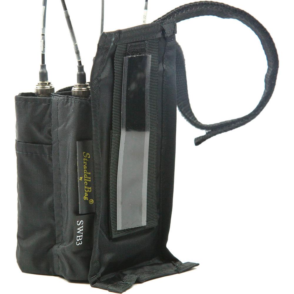 ShooterSlicker SWB3 Single StraddleBag with Two Pockets for Dual Wireless Receiver