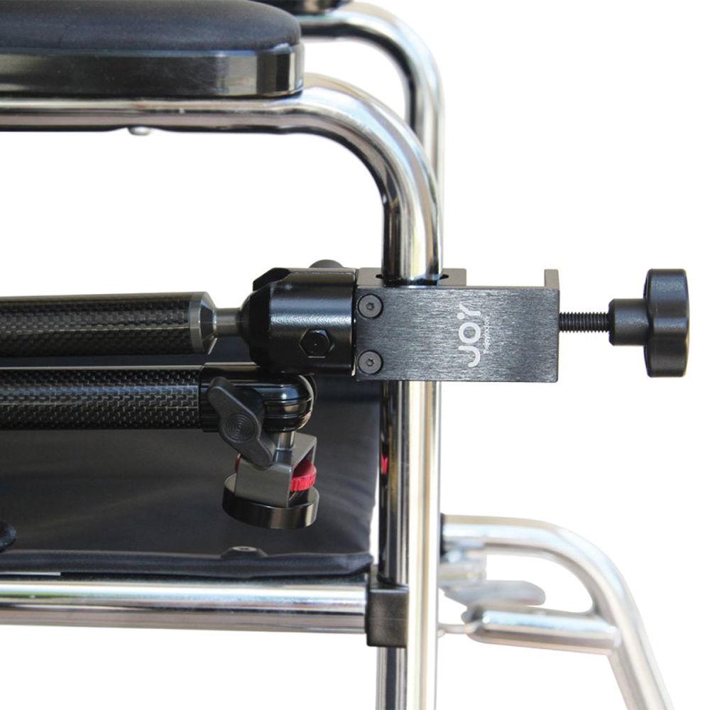 The Joy Factory MagConnect Carbon Fiber Wheelchair Mount for iPad mini, iPad mini 2, iPad mini 3 with Rugged Water-Resistant Case