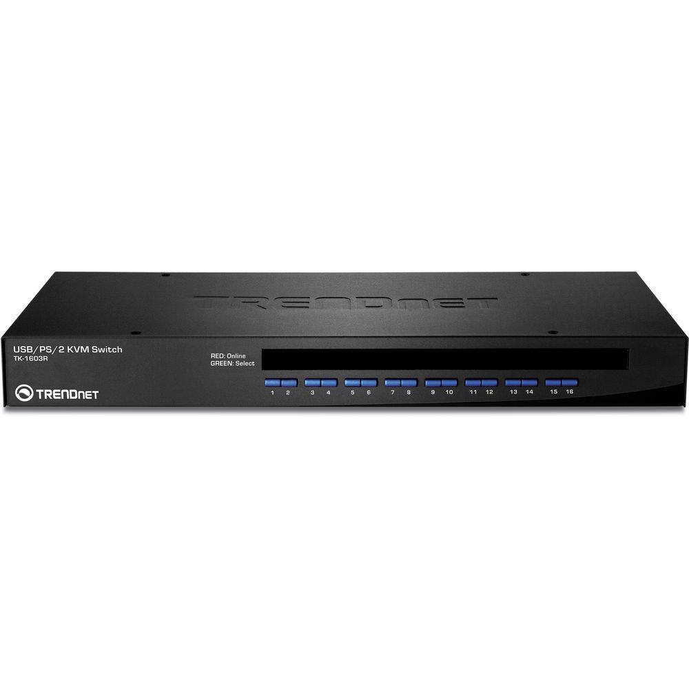 TRENDnet TK-1603R 16-Port Rack Mount USB KVM Switch