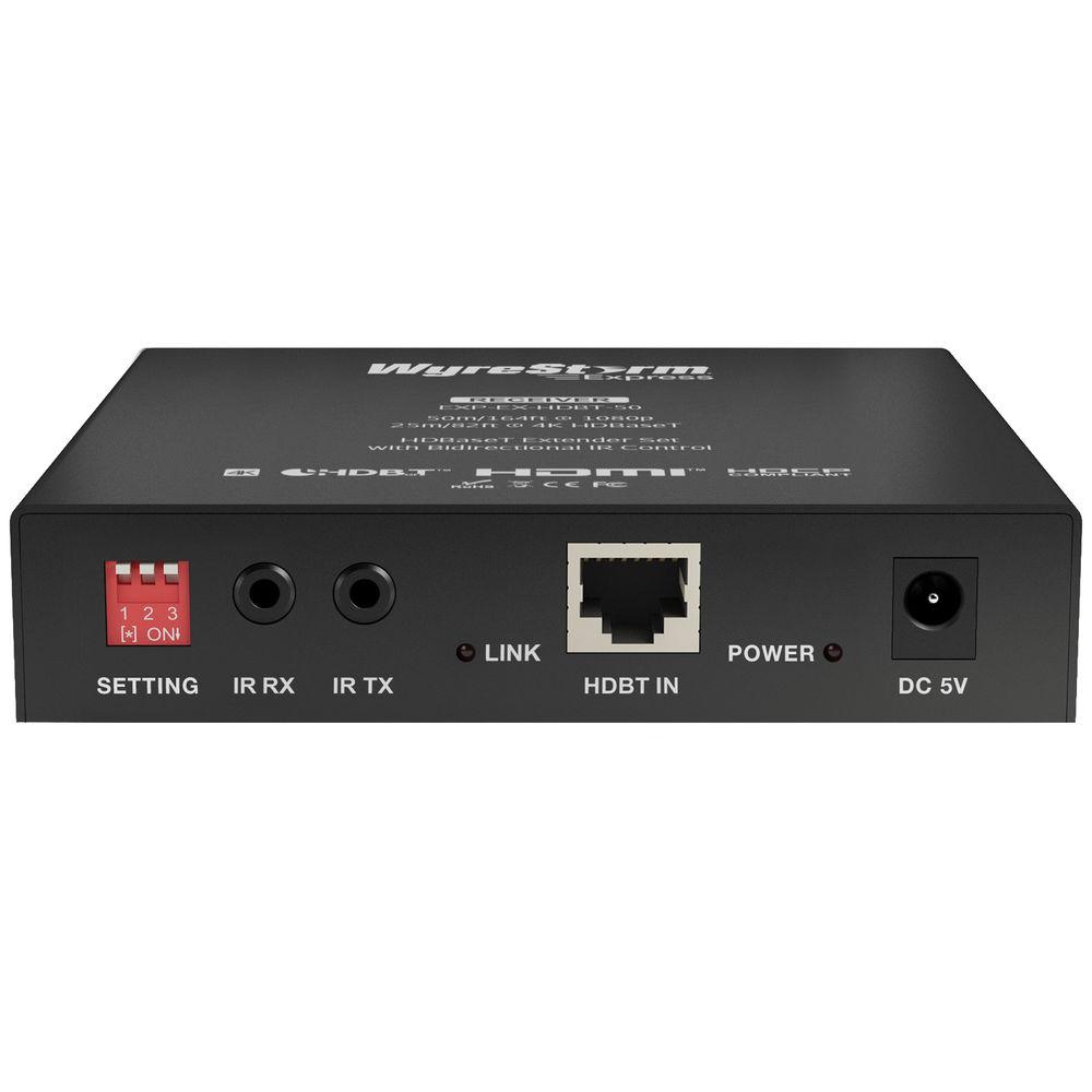 WyreStorm Express HDBaseT 4K Extender with 2-Way IR Control