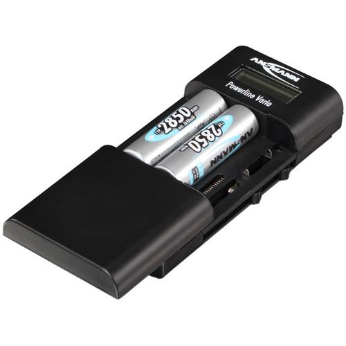 Ansmann Powerline Vario Charger for Li-Ion Li-Po Battery Packs or AA AAA Batteries