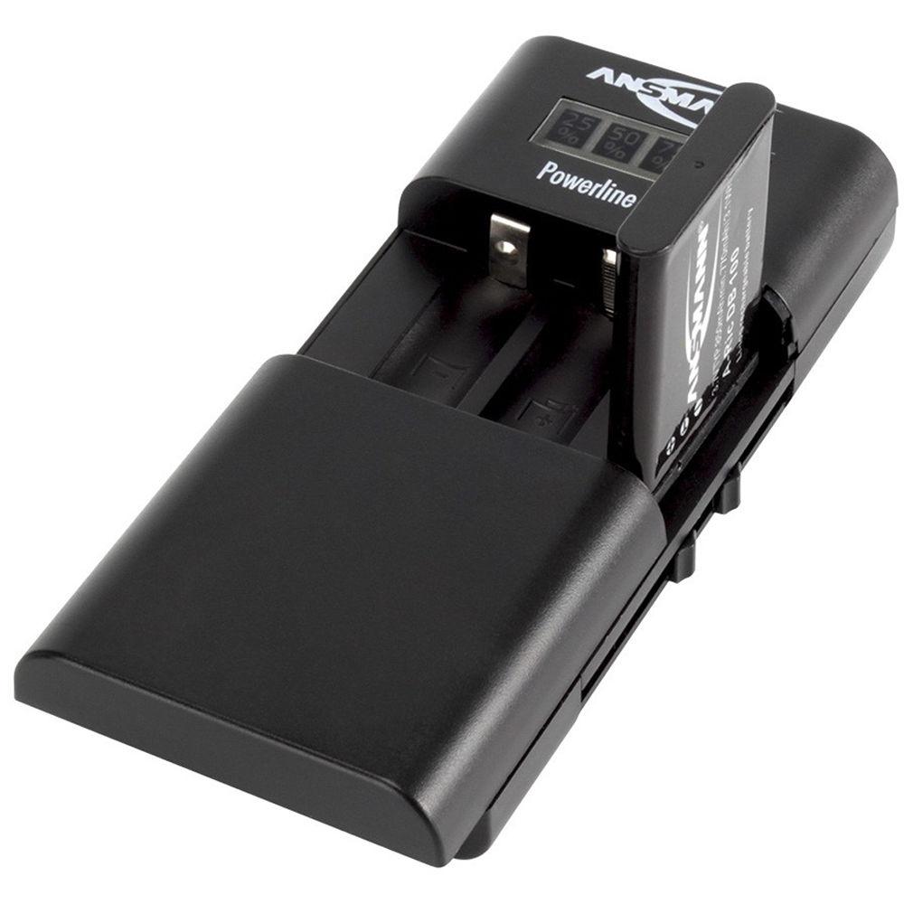 Ansmann Powerline Vario Charger for Li-Ion Li-Po Battery Packs or AA AAA Batteries