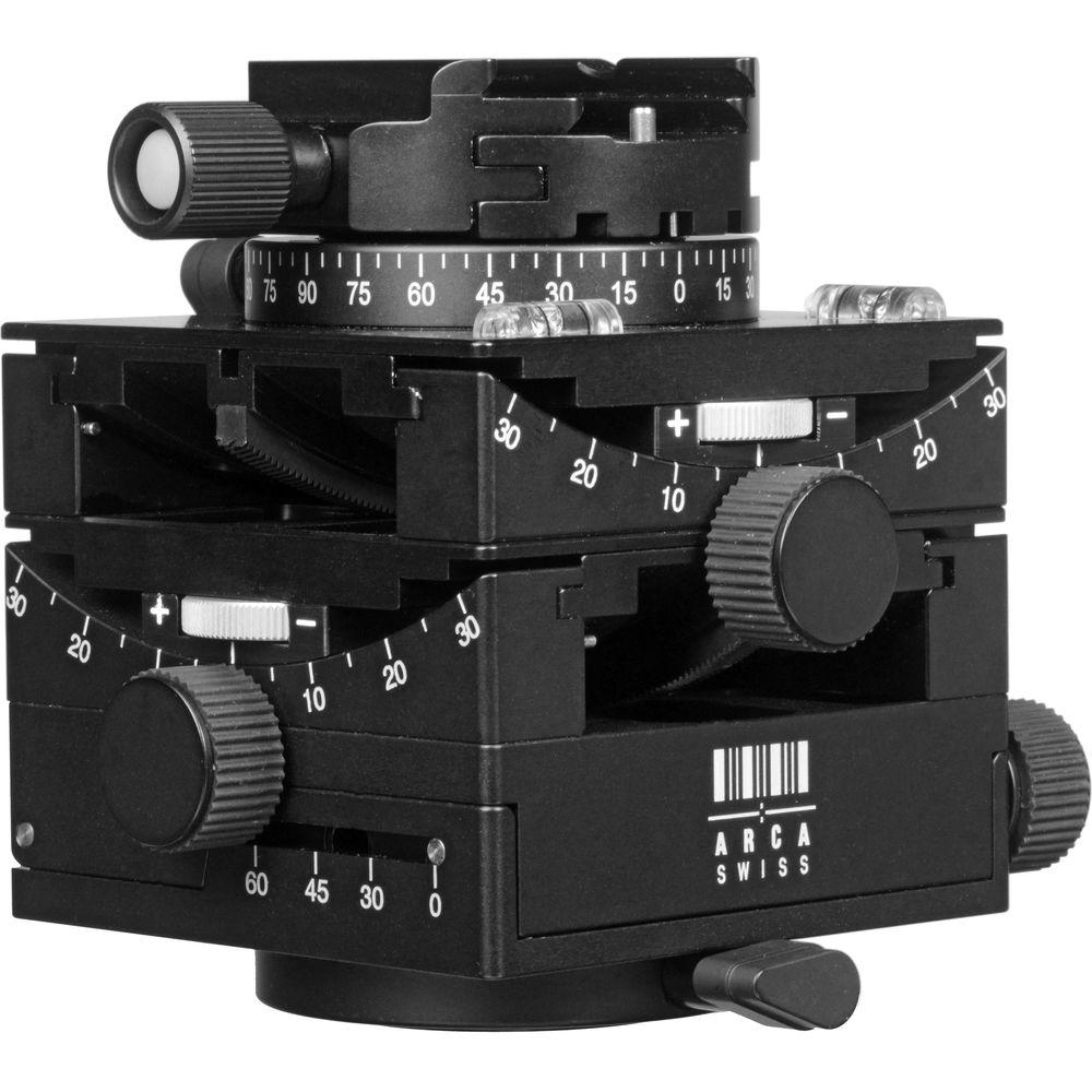 Arca-Swiss C1 Cube Geared Head with Arca Classic Quick Release and Leather Case