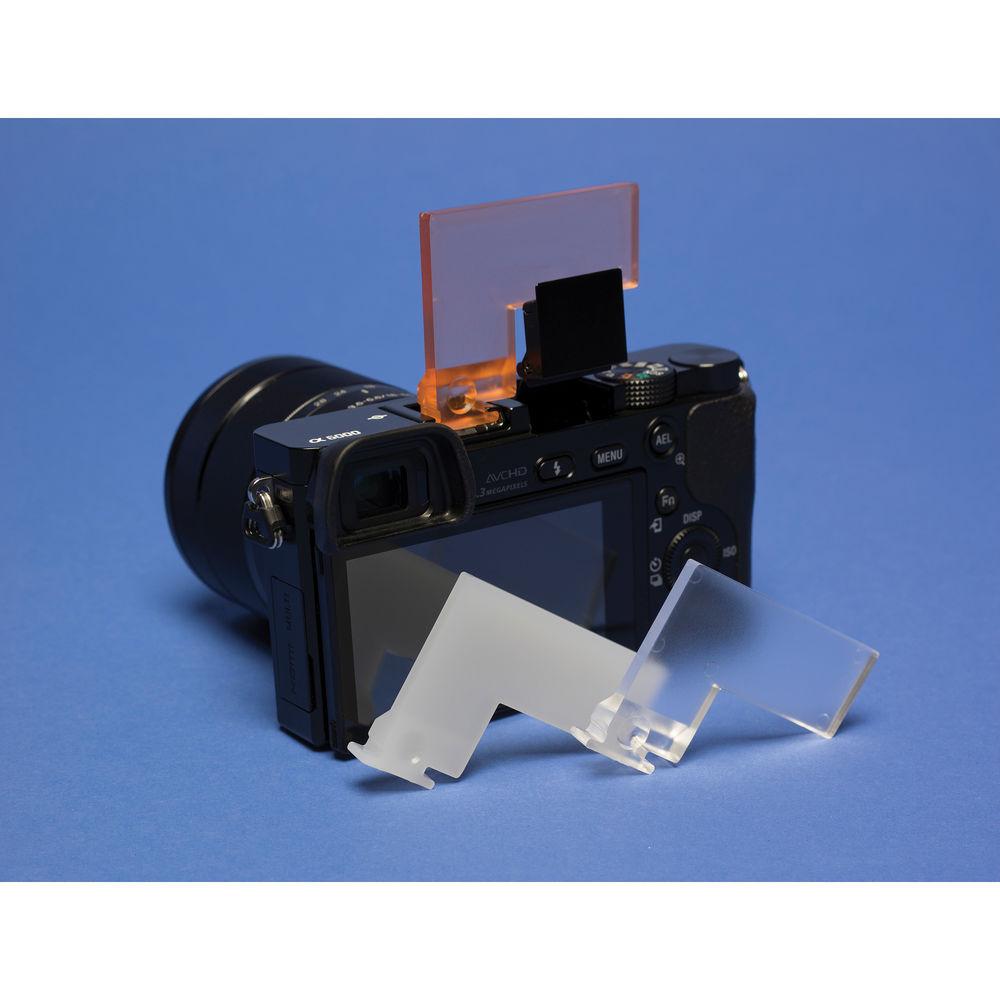 FM Photography Flash Bounce Cards for Sony Alpha a6000, a6300, and a6500