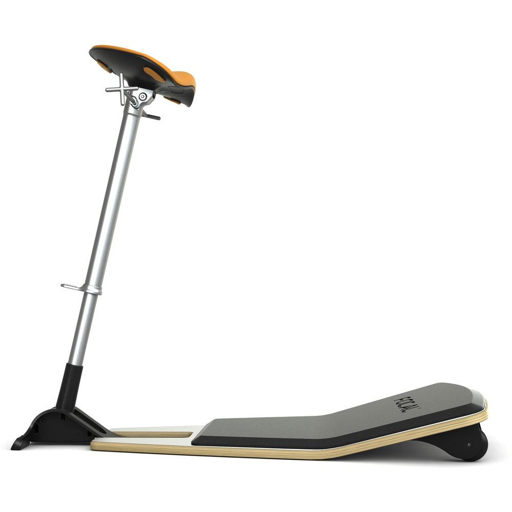 Focal Upright Furniture Locus Leaning Seat with Anti-Fatigue Mat