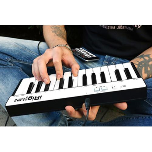 IK Multimedia iRig Keys Mini MIDI Controller for iPhone, iPod touch, iPad & Mac PC