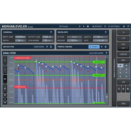 MeldaProduction MDrumLeveler - Drum and Percussion Processing Plug-In