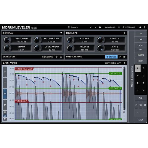 MeldaProduction MDrumLeveler - Drum and Percussion Processing Plug-In