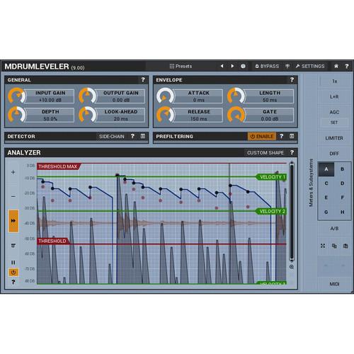 MeldaProduction MDrumLeveler - Drum and Percussion Processing Plug-In