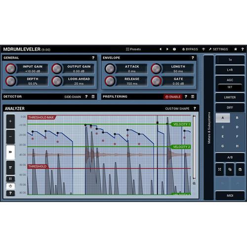MeldaProduction MDrumLeveler - Drum and Percussion Processing Plug-In