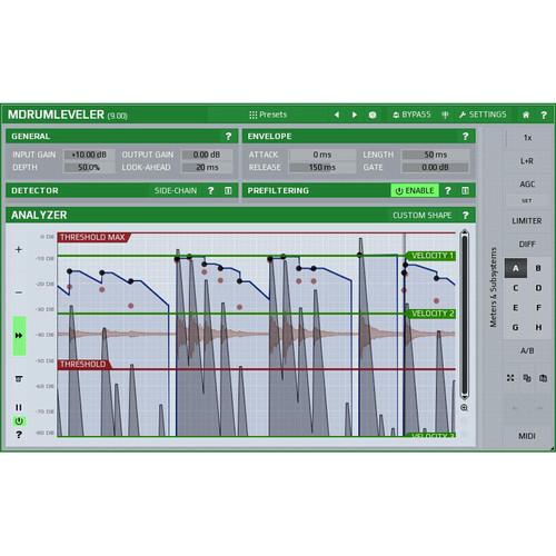 MeldaProduction MDrumLeveler - Drum and Percussion Processing Plug-In
