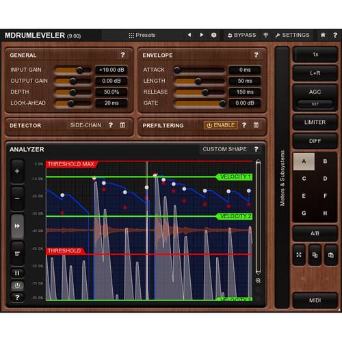 MeldaProduction MDrumLeveler - Drum and Percussion Processing Plug-In
