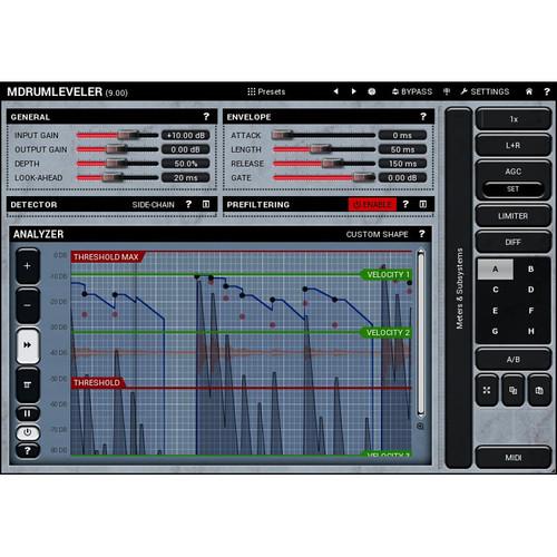 MeldaProduction MDrumLeveler - Drum and Percussion Processing Plug-In