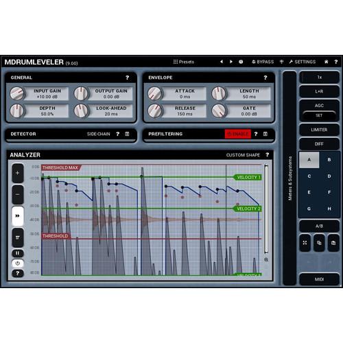 MeldaProduction MDrumLeveler - Drum and Percussion Processing Plug-In