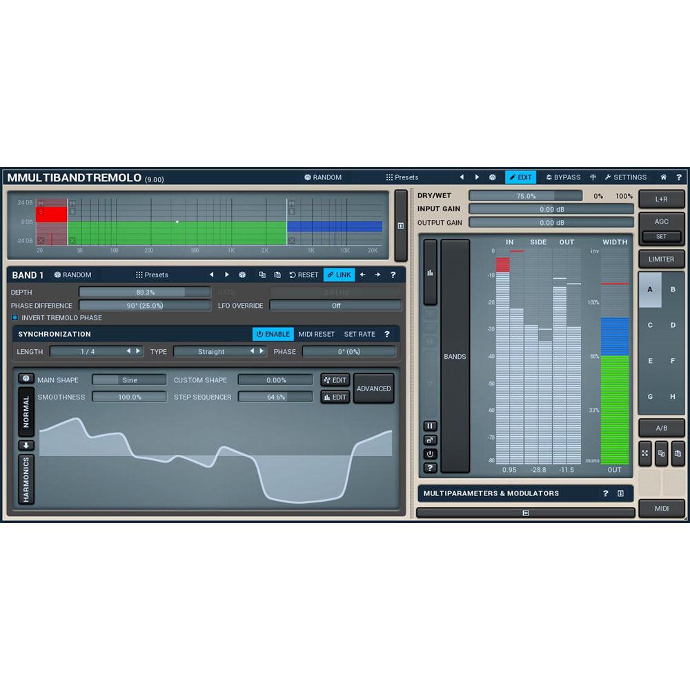 MeldaProduction MMultiBandTremolo - Tremolo Plug-In