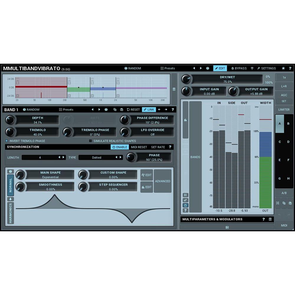 MeldaProduction MMultiBandVibrato - Rotary Simulator Plug-In