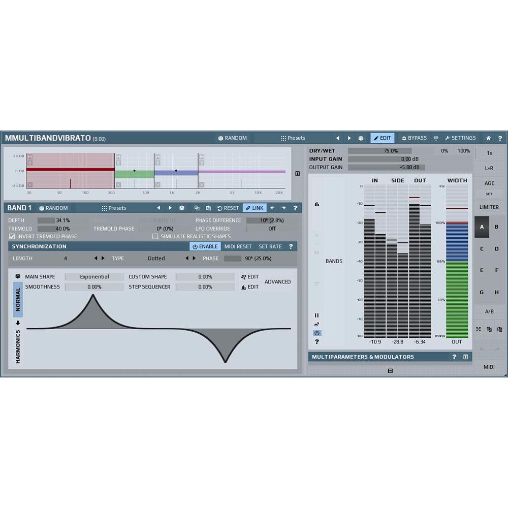 MeldaProduction MMultiBandVibrato - Rotary Simulator Plug-In