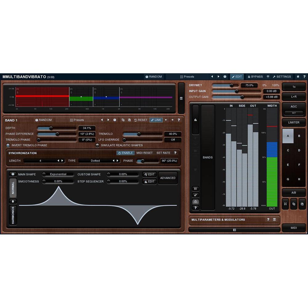MeldaProduction MMultiBandVibrato - Rotary Simulator Plug-In