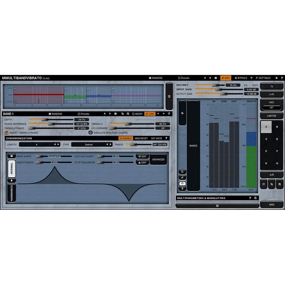 MeldaProduction MMultiBandVibrato - Rotary Simulator Plug-In
