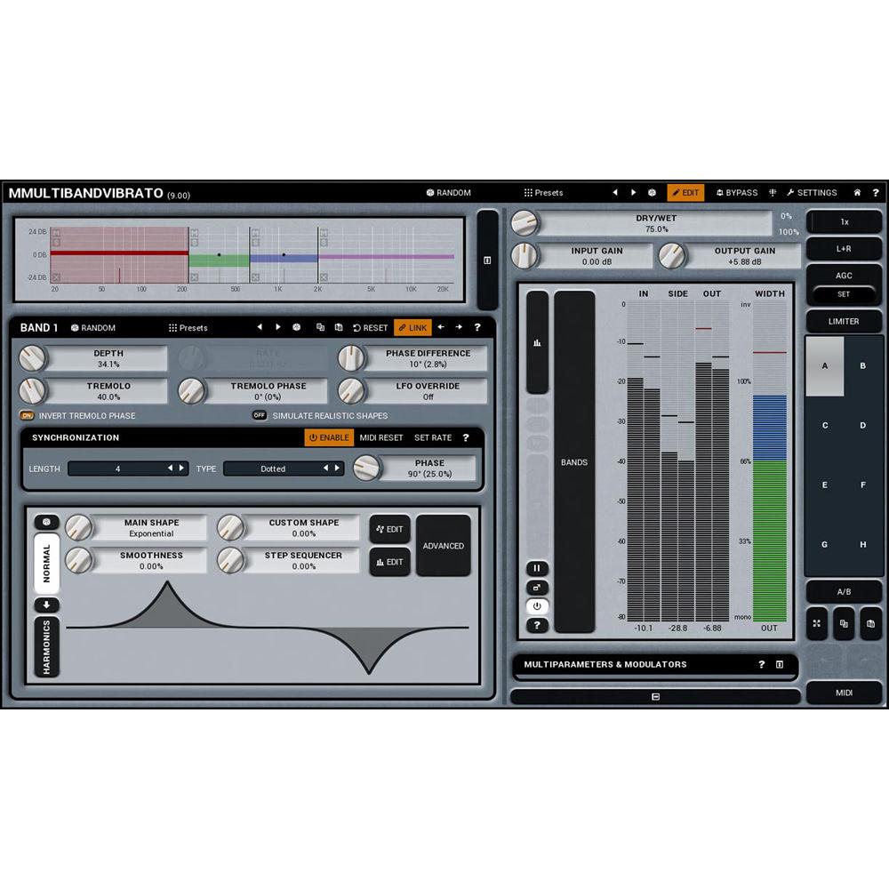 MeldaProduction MMultiBandVibrato - Rotary Simulator Plug-In