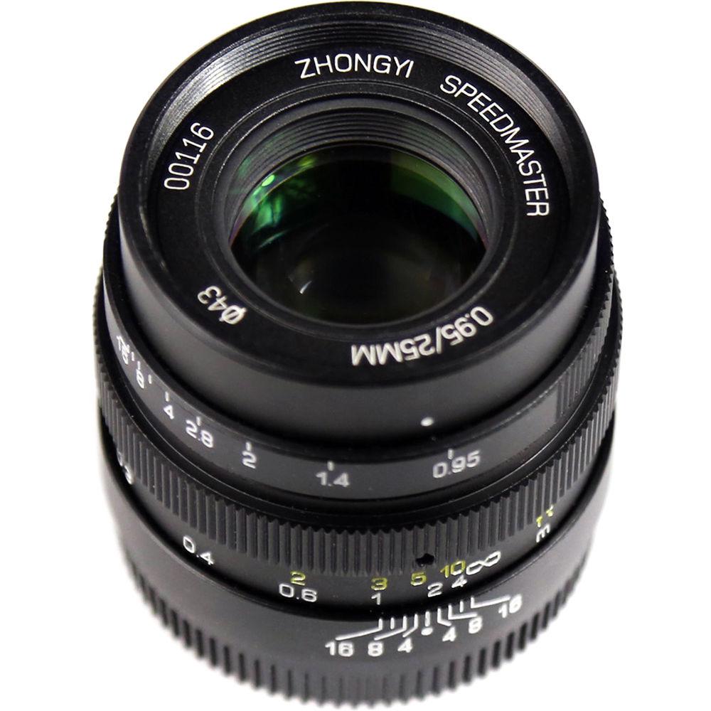 Mitakon Zhongyi Speedmaster 25mm f 0.95 Lens for Micro Four Thirds
