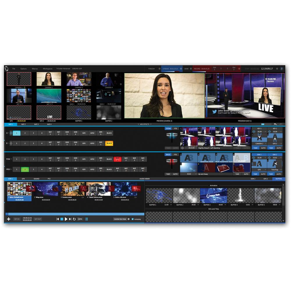 NewTek TriCaster Advanced Edition Software for TriCaster 860 Switchers