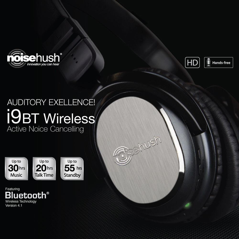 noisehush i9 Bluetooth Active Noise-Canceling Headphones