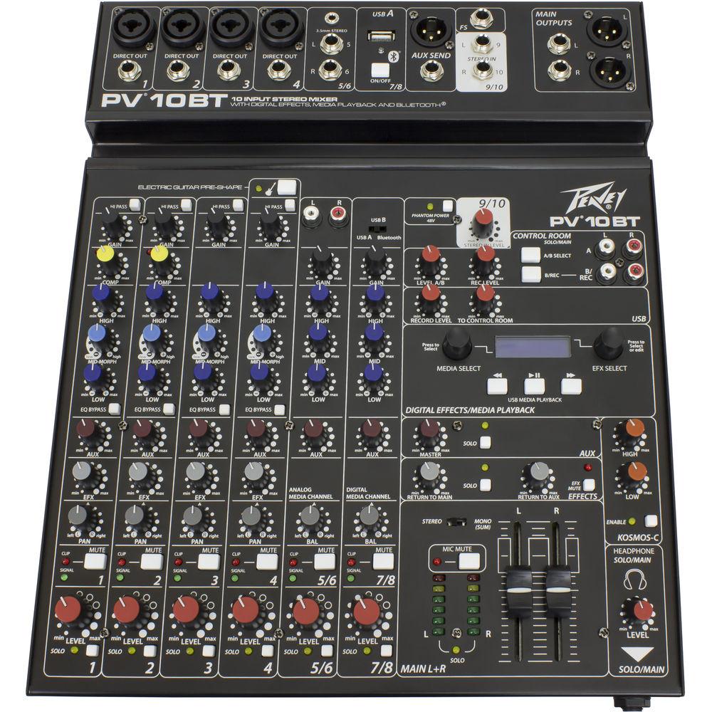 Peavey PV 10 BT Mixing Console with Bluetooth
