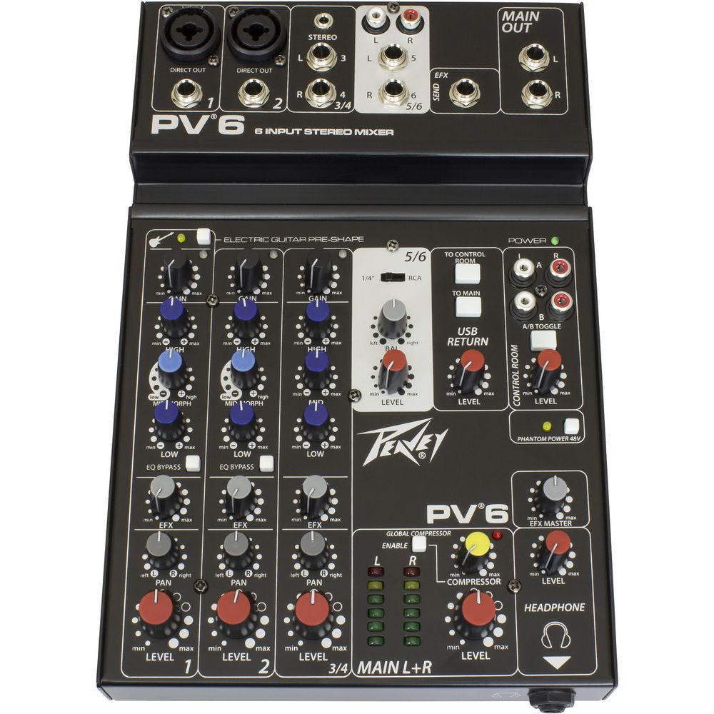 Peavey PV 6 Mixing Console