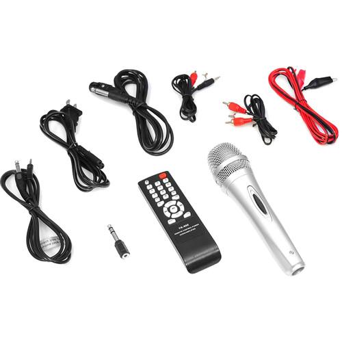 Pyle Pro PPHP122BMU 12" 2-Way Portable Rechargeable PA Loudspeaker System with Bluetooth