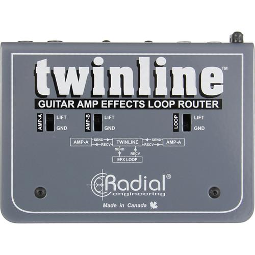 Radial Engineering Twinline FX Router for Two Guitar Amplifiers