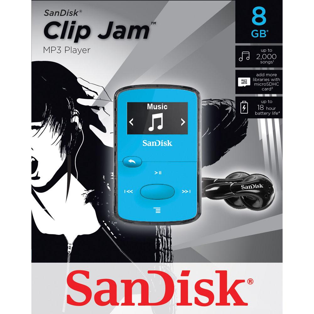 SanDisk 8GB Clip Jam MP3 Player