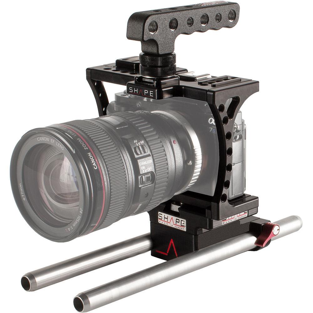 SHAPE Sony a7S Cage with Kirk Neff Baseplate 2.0