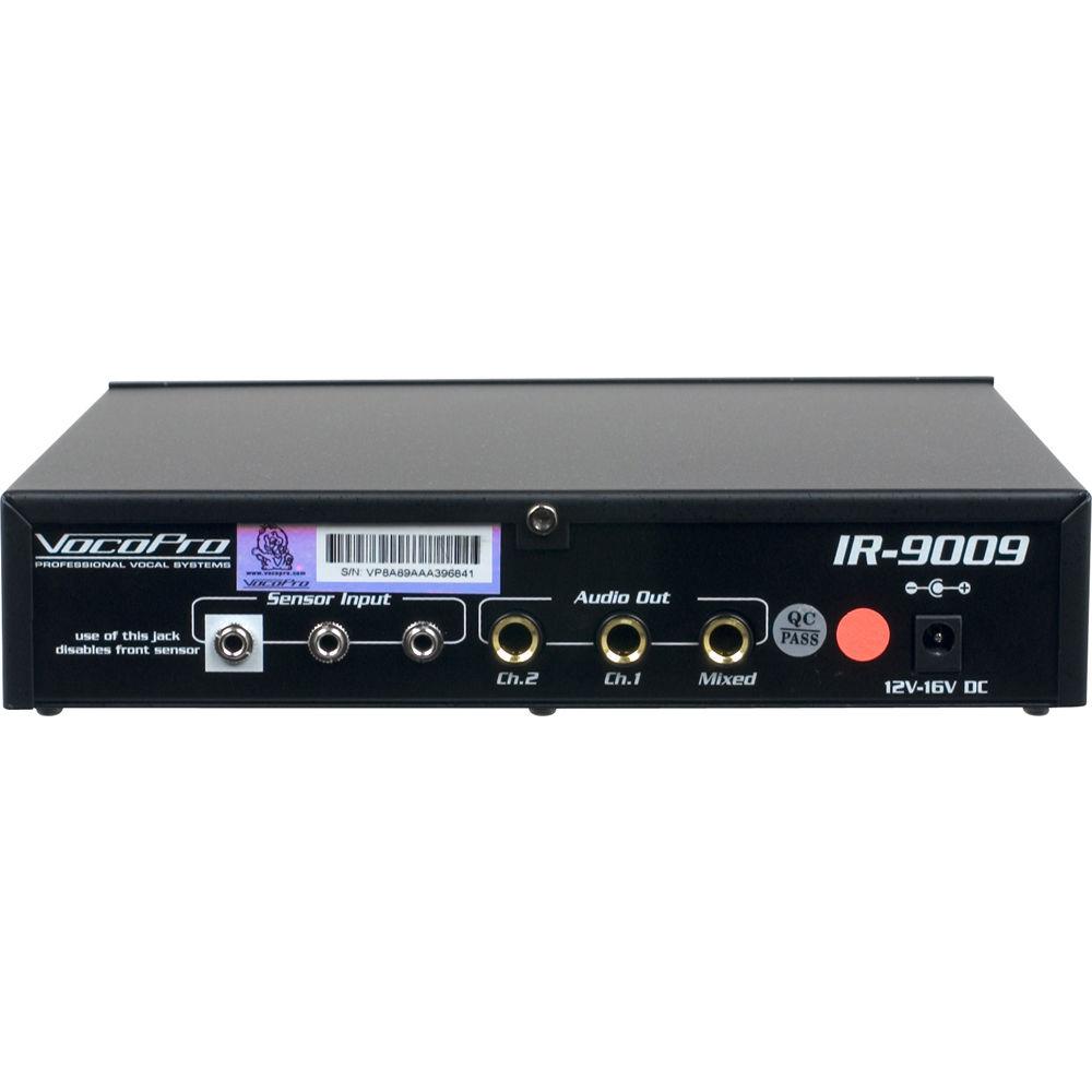VocoPro IR-9009 Infrared Dual Wireless Microphone System