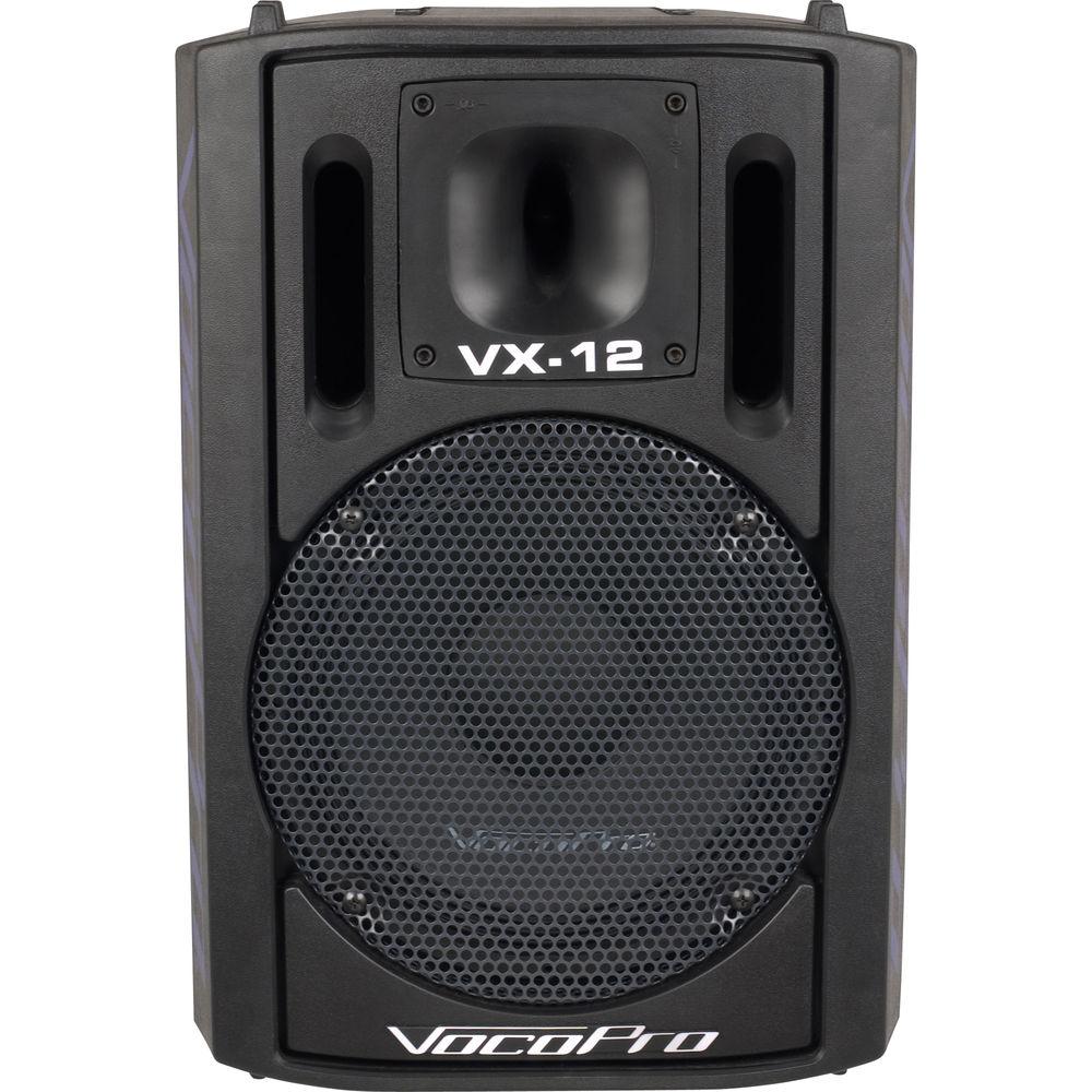 VocoPro VX-12 Professional 12" 2-Way 500W Vocal Speaker